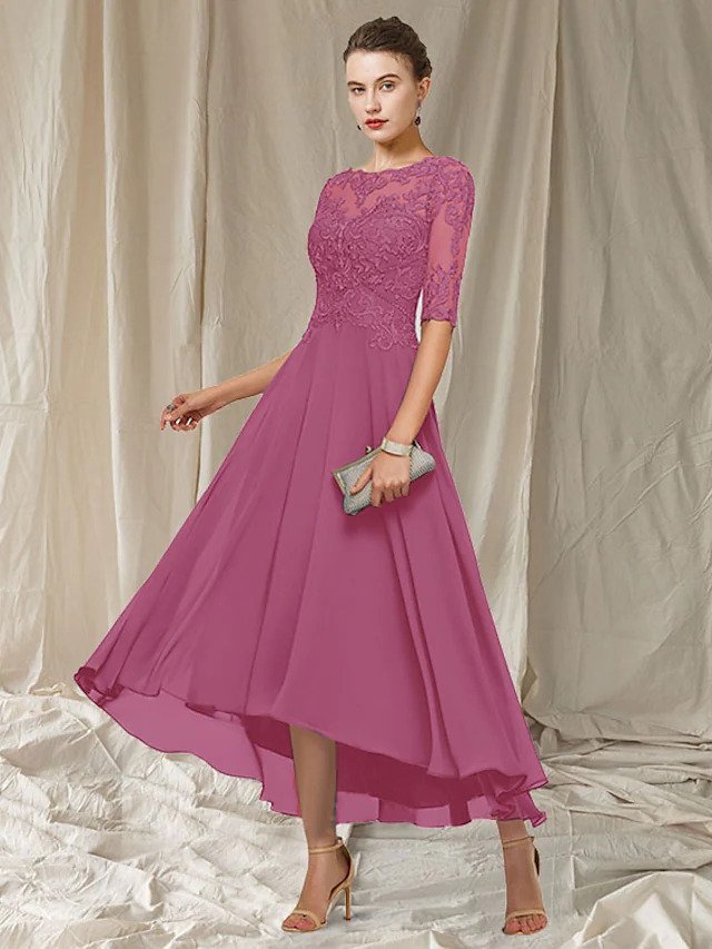 Holt Women's Evening Gown – Refined Long Lace Dress with Flattering Fit for Festive Occasions