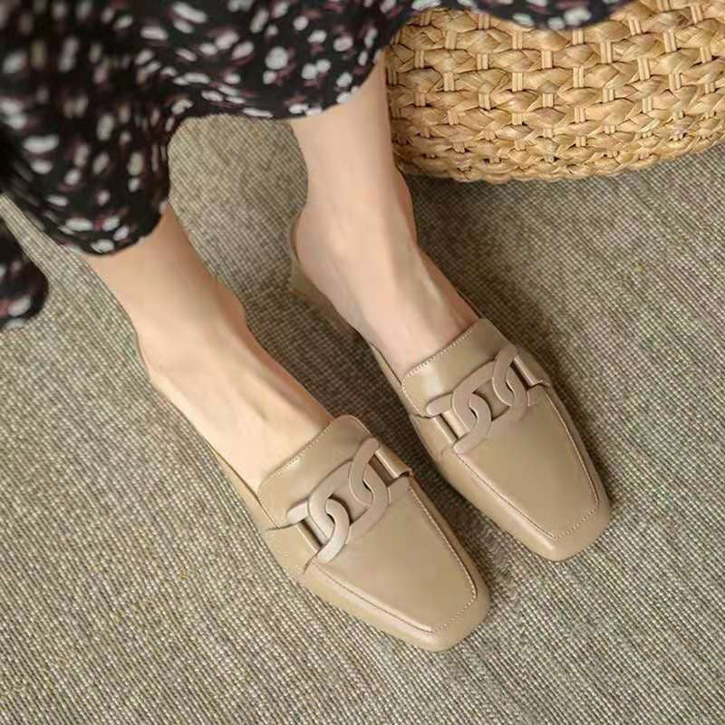 Verity Women's Mary Jane Loafers – Leather Shoes with a Chunky Heel for All-Day Comfort