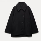 Griffin Women's Coat – Sophisticated, Cozy Oversized Wool Coat for Winter