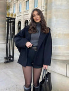 Griffin Women's Coat – Sophisticated, Cozy Oversized Wool Coat for Winter