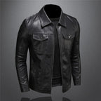 Quinn Men's Premium Leather Jacket – Timeless Style, Built to Last & Refined