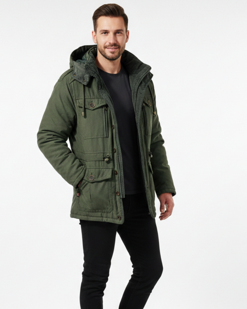 Oakley Waterproof Winter Jacket – Insulating Breathable Coat with Fleece Lining & Hood
