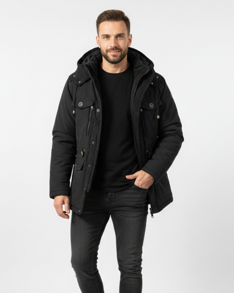 Oakley Waterproof Winter Jacket – Insulating Breathable Coat with Fleece Lining & Hood