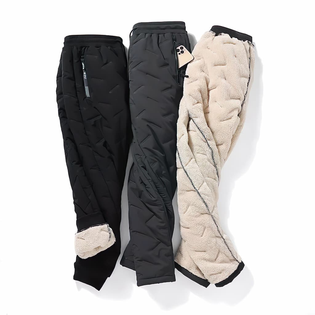Nadette Women's Thermal Pants – Waterproof Winter Joggers with Gentle Fleece Lining & Handy Pockets