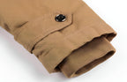 Undine Men's Military Jacket – Waterproof Coat with Fleece Lining & Adjustable Waist