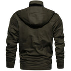 Undine Men's Military Jacket – Waterproof Coat with Fleece Lining & Adjustable Waist