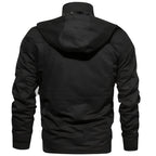 Undine Men's Military Jacket – Waterproof Coat with Fleece Lining & Adjustable Waist