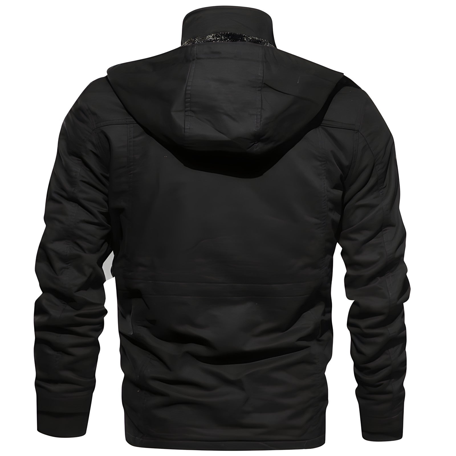Undine Men's Military Jacket – Waterproof Coat with Fleece Lining & Adjustable Waist