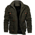 Undine Men's Military Jacket – Waterproof Coat with Fleece Lining & Adjustable Waist