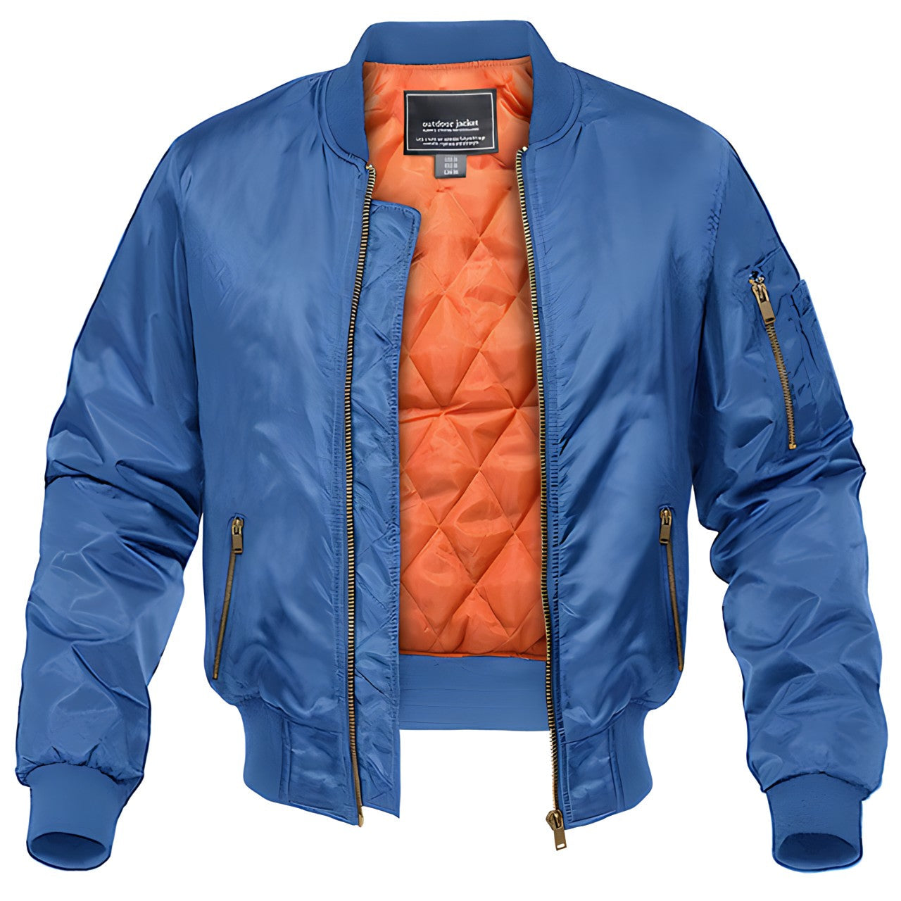 Zaria Men's Aviator Jacket – Sophisticated, Cozy Pilot-Style Bomber, Timeless Look
