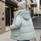 Valentina Women's Waterproof Puffer Coat – Insulating Winter Jacket with Hood and Relaxed Loose Silhouette