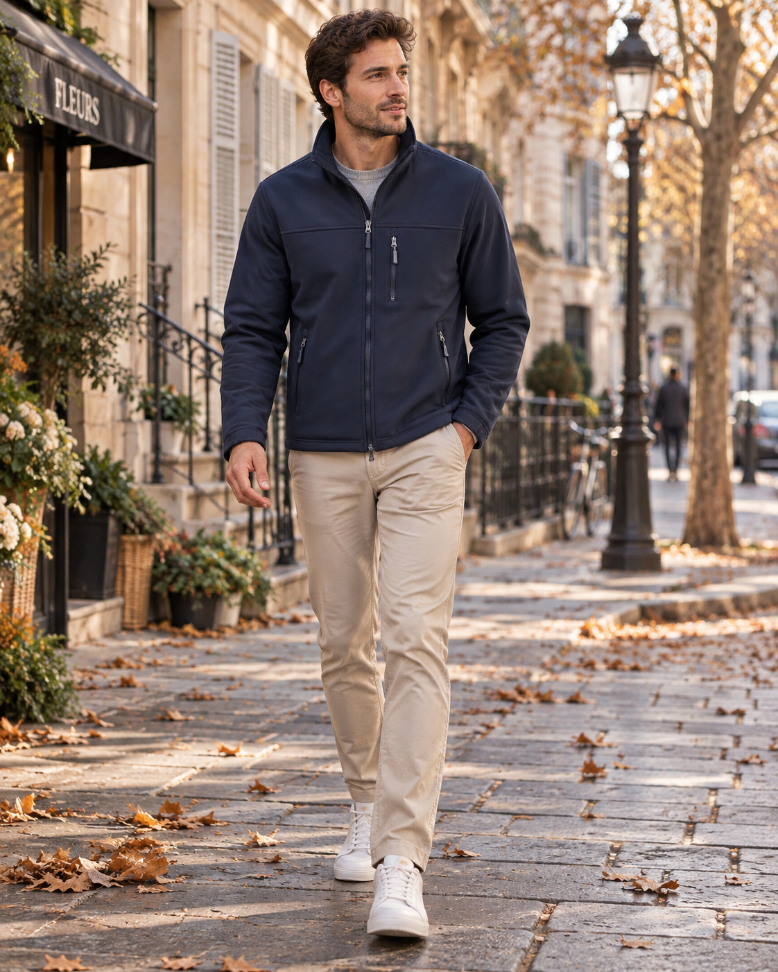 Sable Men's Waterproof Softshell Jacket – Fleece-Lined Interior, 4-Way Stretch & 4 Handy Pockets