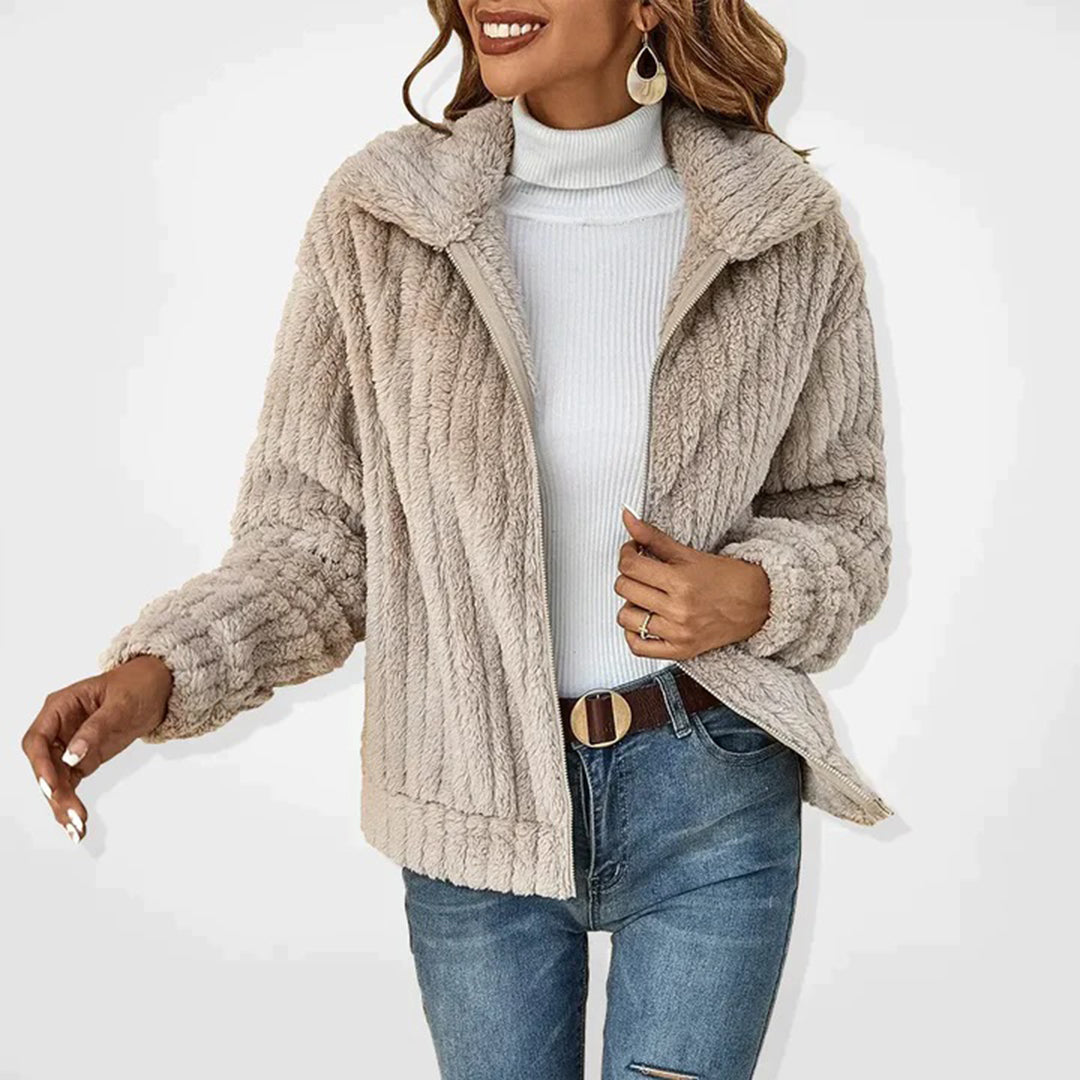 Lior Long Fleece Vest for Women – Insulating, Sophisticated with Zip-Up Front and Convenient Handy Pockets