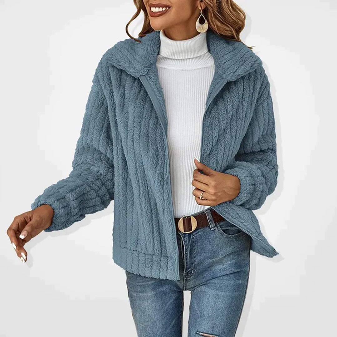 Lior Long Fleece Vest for Women – Insulating, Sophisticated with Zip-Up Front and Convenient Handy Pockets
