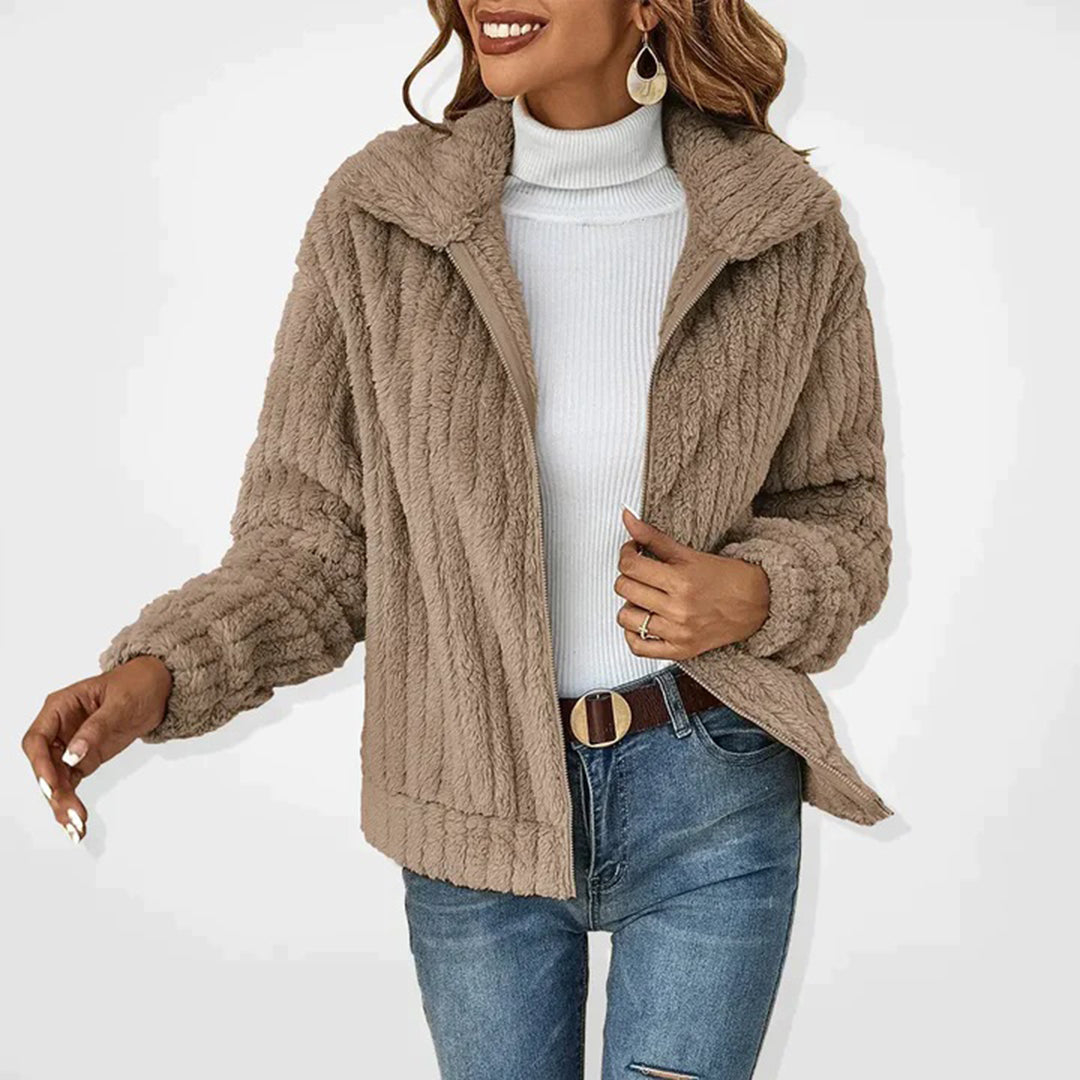 Lior Long Fleece Vest for Women – Insulating, Sophisticated with Zip-Up Front and Convenient Handy Pockets
