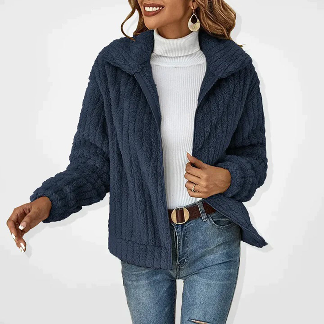 Lior Long Fleece Vest for Women – Insulating, Sophisticated with Zip-Up Front and Convenient Handy Pockets