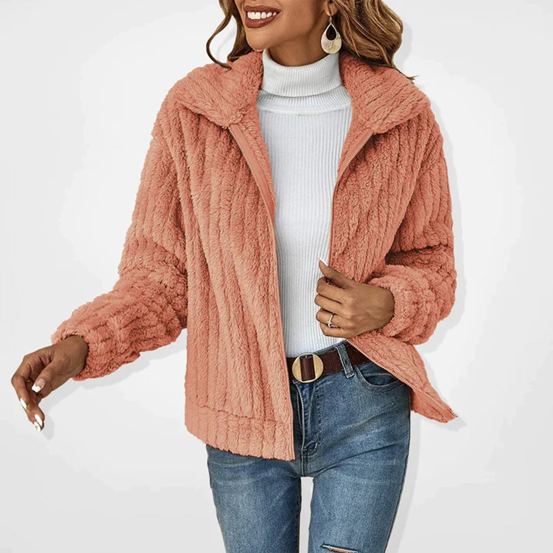 Lior Long Fleece Vest for Women – Insulating, Sophisticated with Zip-Up Front and Convenient Handy Pockets