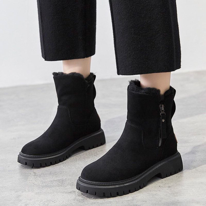 Ophira Women's Winter Boots – Cozy Soft-Suede Boots with Cozy Lining & Non-Slip Sole