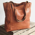 Riven Women's Tote – A Spacious Genuine-Leather Bag with Smart Compartments & Long Straps