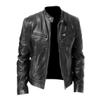 Lachlan Men's Leather Jacket – Sleek & Long-Lasting Bomber with a Modern, Cozy Style
