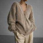 Liora Women's Cashmere Sweater – Relaxed Refined Cardigan & Timeless Cozy Comfort