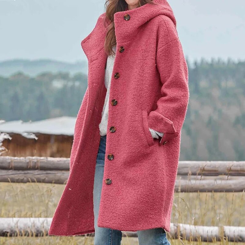 Persia Winter Coat for Women – Cozy Jacket with a Stylish Hood & Flattering Silhouette