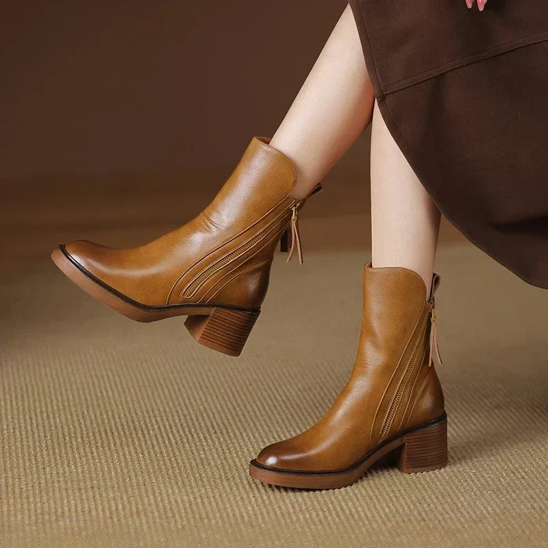 Percival Women's Ankle Boots – Sophisticated & Long-Lasting Premium Leather Boots with a Timeless Style