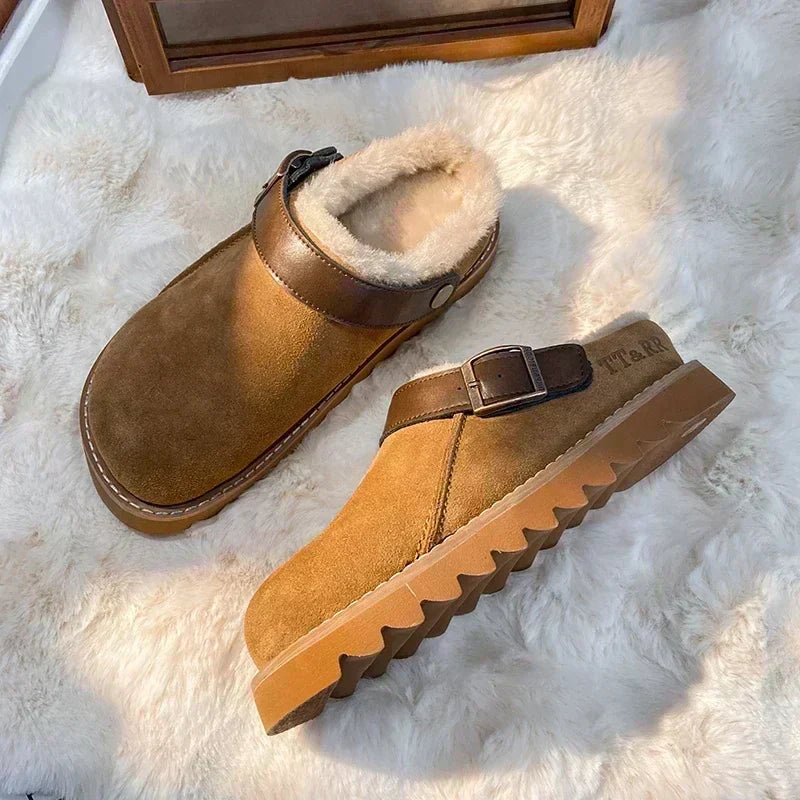 Adalina Women's Cozy Clogs – Lightweight Winter Comfort with Cozy Lining & Casual Style