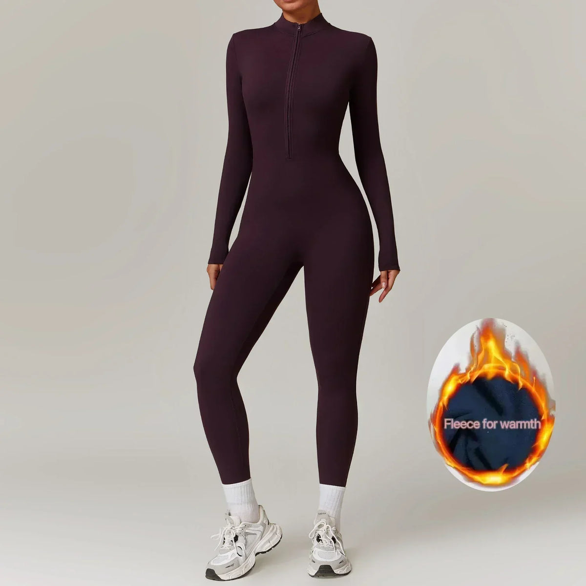 Peregrine Women's Winter Onesie – Cozy Fleece-Lined Jumpsuit with Flexible Fabric and Adjustable Neckline