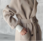 Maddox Women's Long Wool Coat – Stylish & Cozy Timeless Winter Coat