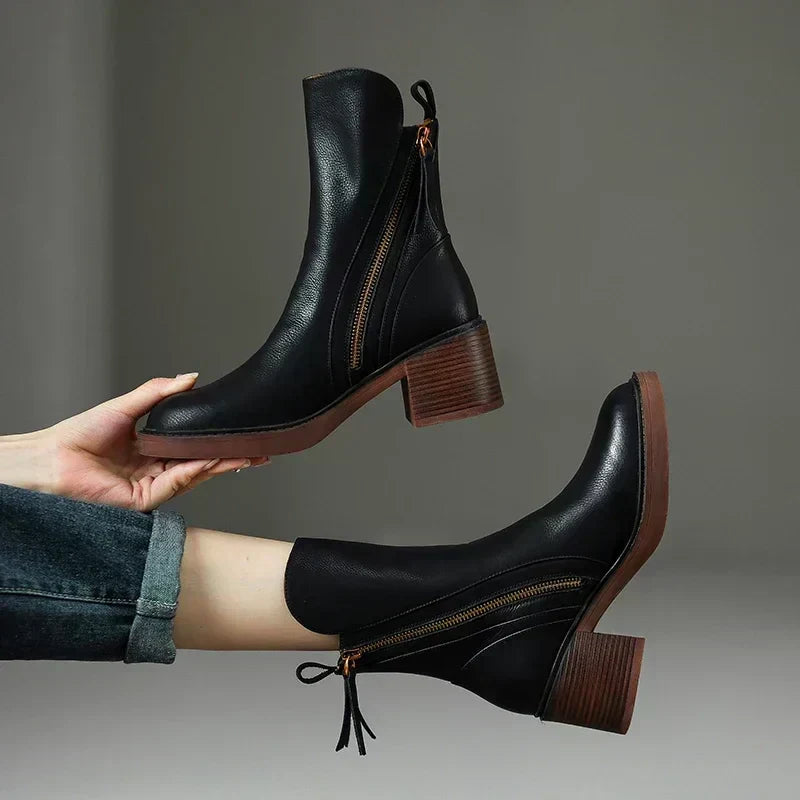 Percival Women's Ankle Boots – Sophisticated & Long-Lasting Premium Leather Boots with a Timeless Style
