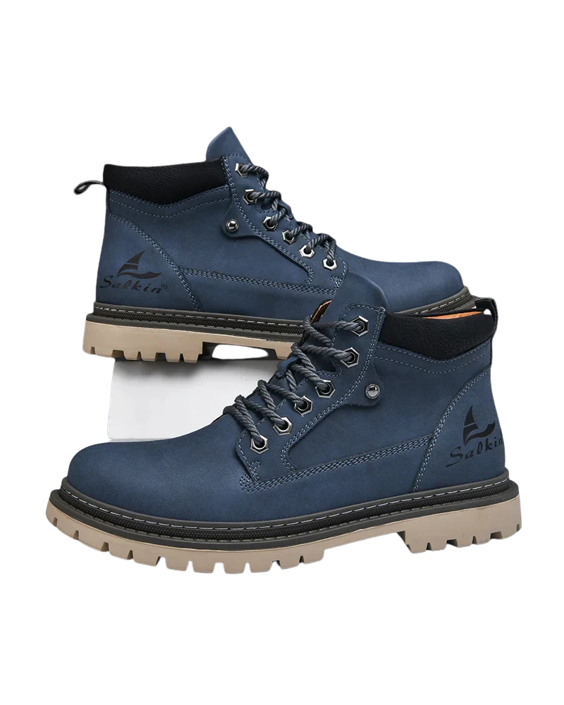 Quade Men's Leather Boots – Sophisticated, All-Day Comfort with a Long-Lasting Sole