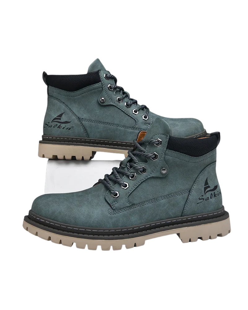 Quade Men's Leather Boots – Sophisticated, All-Day Comfort with a Long-Lasting Sole