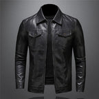 Quinn Men's Premium Leather Jacket – Timeless Style, Built to Last & Refined