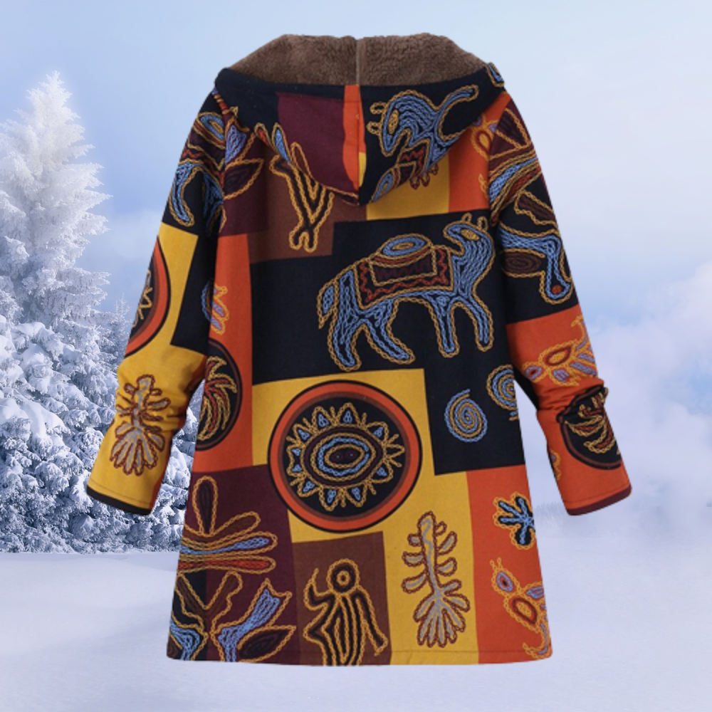Wisteria Women's Jacket – Cozy With Hood Jacket, Cozy & Modern for Winter