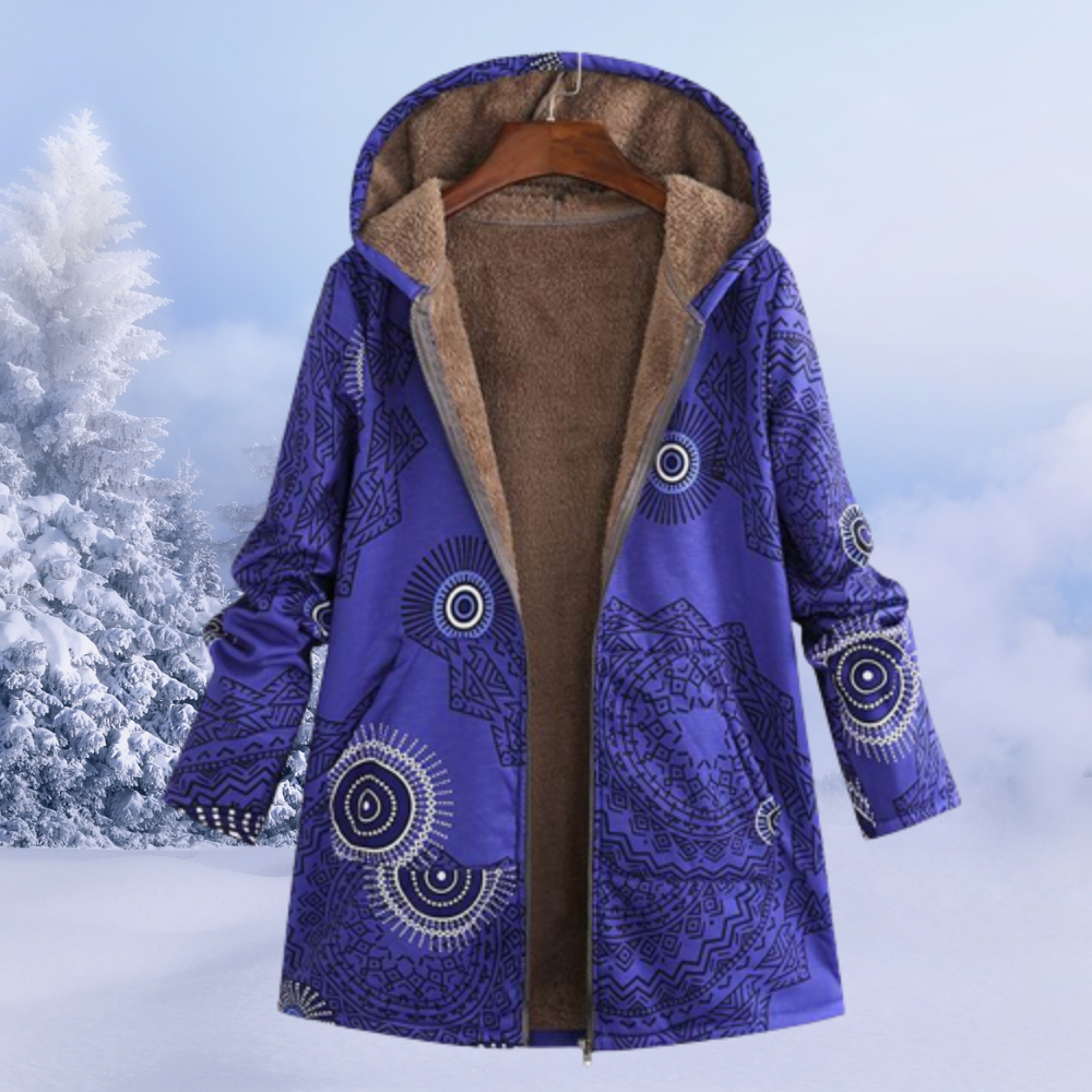 Wisteria Women's Jacket – Cozy With Hood Jacket, Cozy & Modern for Winter