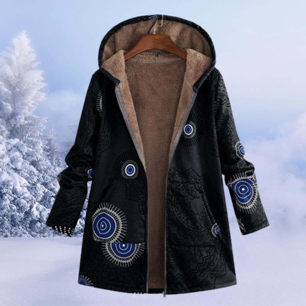 Wisteria Women's Jacket – Cozy With Hood Jacket, Cozy & Modern for Winter
