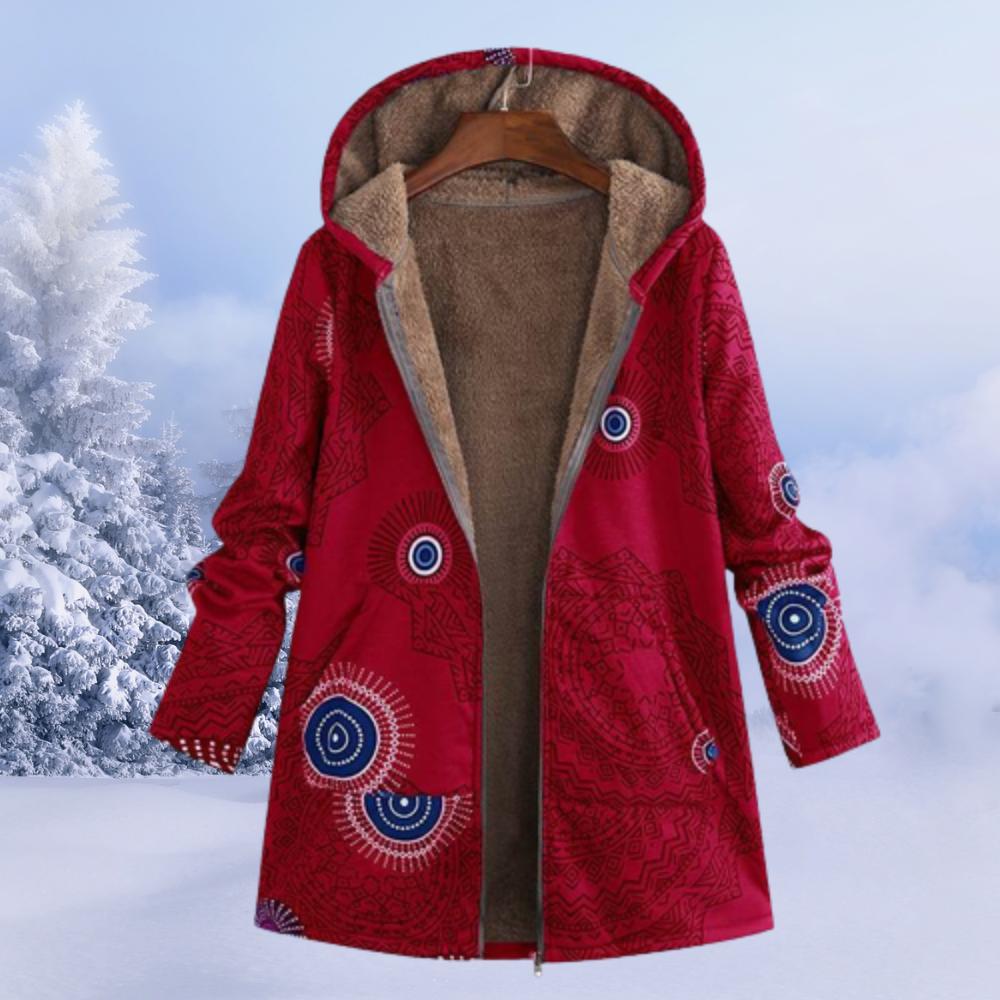 Wisteria Women's Jacket – Cozy With Hood Jacket, Cozy & Modern for Winter