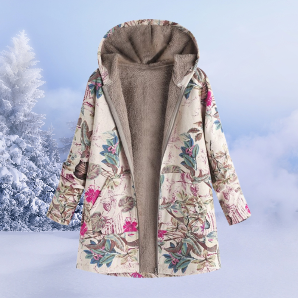 Wisteria Women's Jacket – Cozy With Hood Jacket, Cozy & Modern for Winter