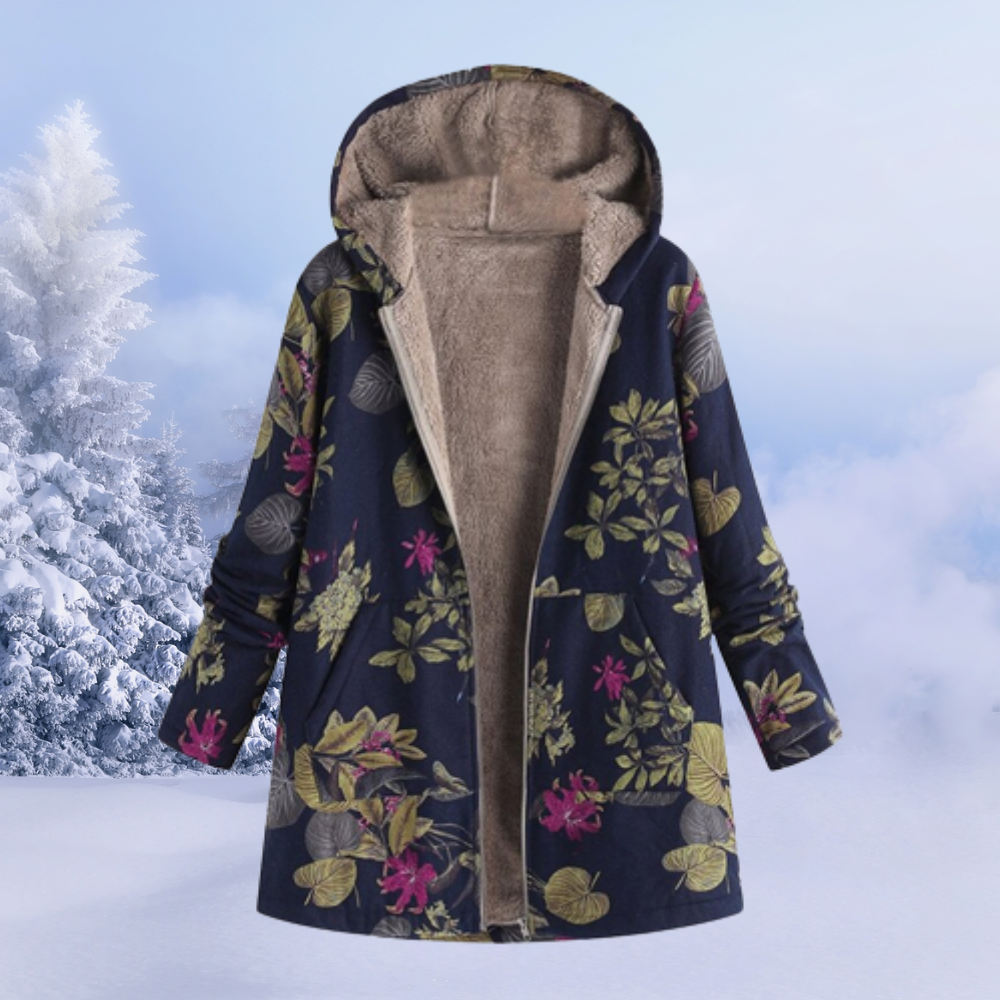 Wisteria Women's Jacket – Cozy With Hood Jacket, Cozy & Modern for Winter