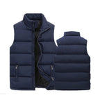 Thea Men's Vest – Sophisticated Quilted Bodywarmer with Insulating Lining & Zippered Pockets