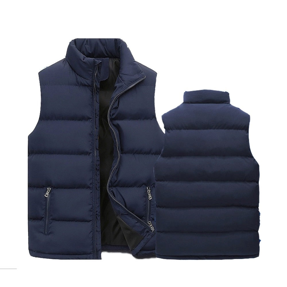 Thea Men's Vest – Sophisticated Quilted Bodywarmer with Insulating Lining & Zippered Pockets
