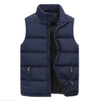 Thea Men's Vest – Sophisticated Quilted Bodywarmer with Insulating Lining & Zippered Pockets