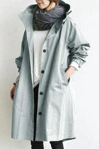 Yseult Women's Raincoat – Urban Waterproof with Oversized Breathable Hood