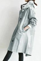 Yseult Women's Raincoat – Urban Waterproof with Oversized Breathable Hood
