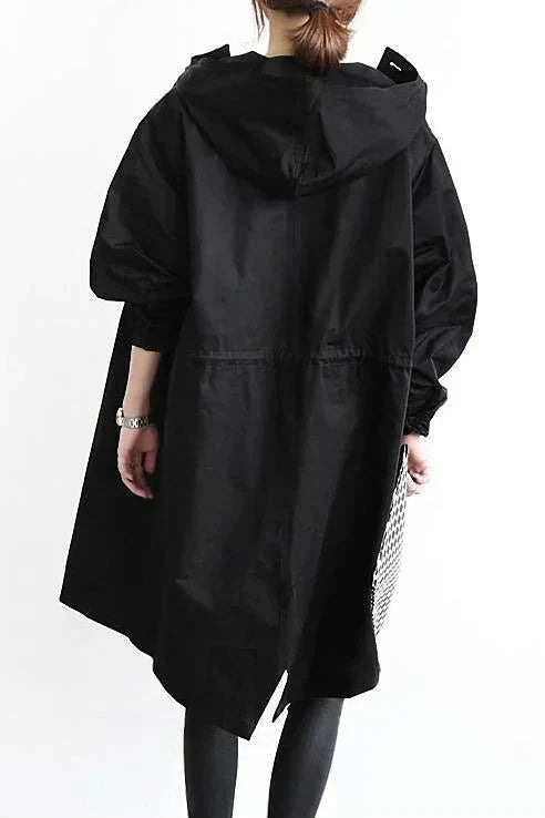 Yseult Women's Raincoat – Urban Waterproof with Oversized Breathable Hood