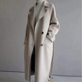 Maddox Women's Long Wool Coat – Stylish & Cozy Timeless Winter Coat