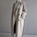 Maddox Women's Long Wool Coat – Stylish & Cozy Timeless Winter Coat