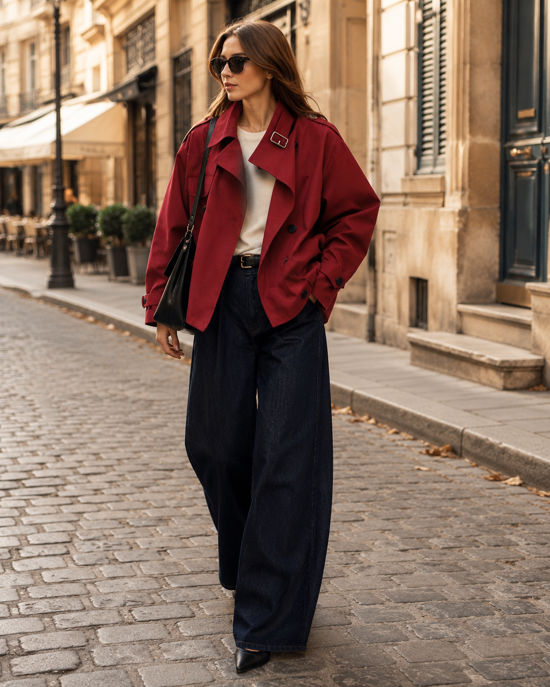 Cyra Women's Lightweight Jacket – High Neck, Elasticated Waist & Full-Length Sleeves