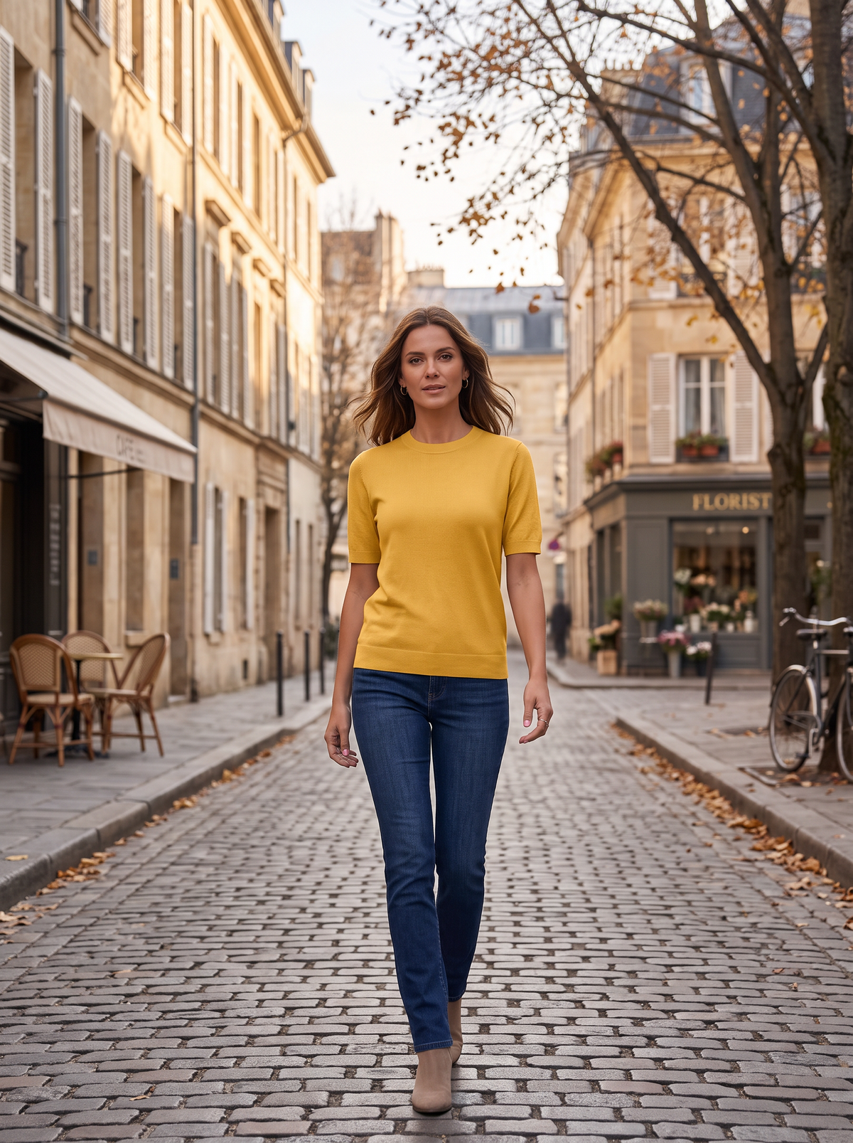 Talise Women's Short-Sleeve Knit Sweater – Crewneck, Plush Knit & Pullover Design